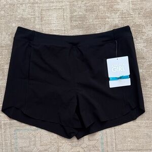 Athleta Girl Black Running Shorts